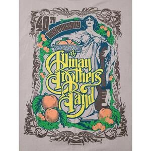 The Allman Brothers Band Shirt Mens Sz 2XL 40th Anniversary Retro 70s  Southern